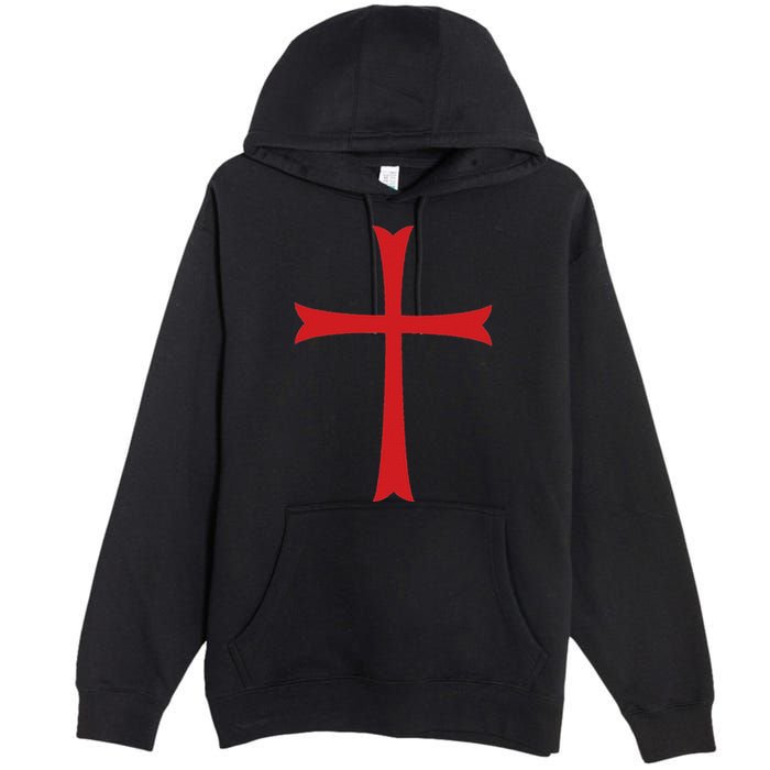 Knights Templar Cross Crusader Premium Pullover Hoodie