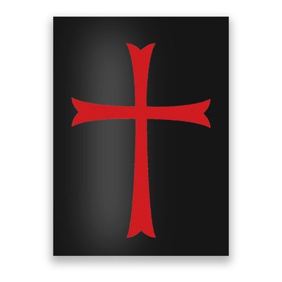 Knights Templar Cross Crusader Poster