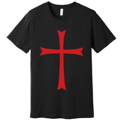Knights Templar Cross Crusader Premium T-Shirt