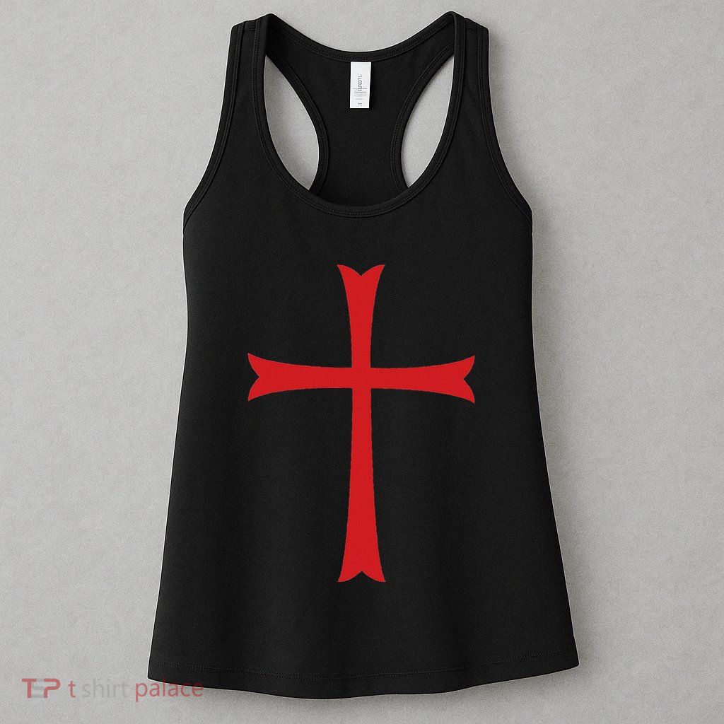 Knights Templar Cross Crusader Womens Tank Top