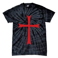 Knights Templar Cross Crusader Tie-Dye T-Shirt