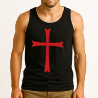 Knights Templar Cross Crusader Tank Top