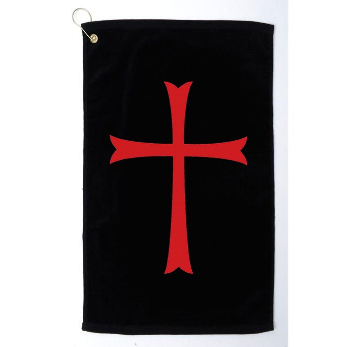 Knights Templar Cross Crusader Golf Towel
