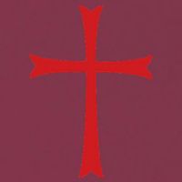 Knights Templar Cross Crusader 16oz Travel Tumbler