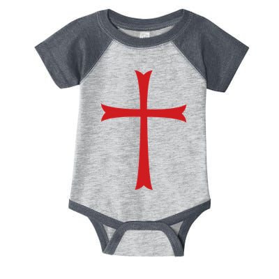 Knights Templar Cross Crusader Infant Baby Jersey Bodysuit