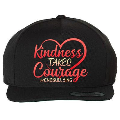 Kindness Takes Courage Gift Wool Snapback Cap