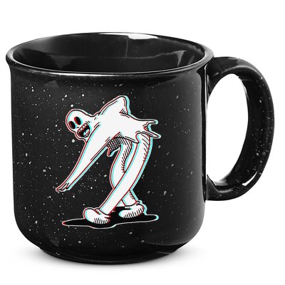 Koko The Clown Ghost Glitch Dancing 15oz Campfire Ceramic Mug