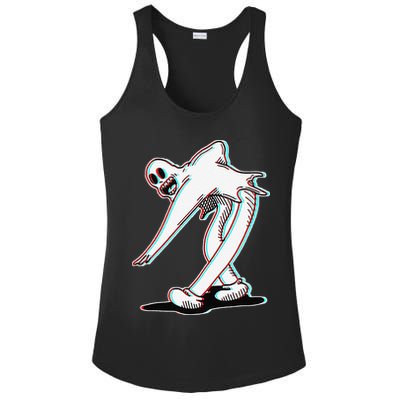 Koko The Clown Ghost Glitch Dancing Ladies PosiCharge Competitor Racerback Tank