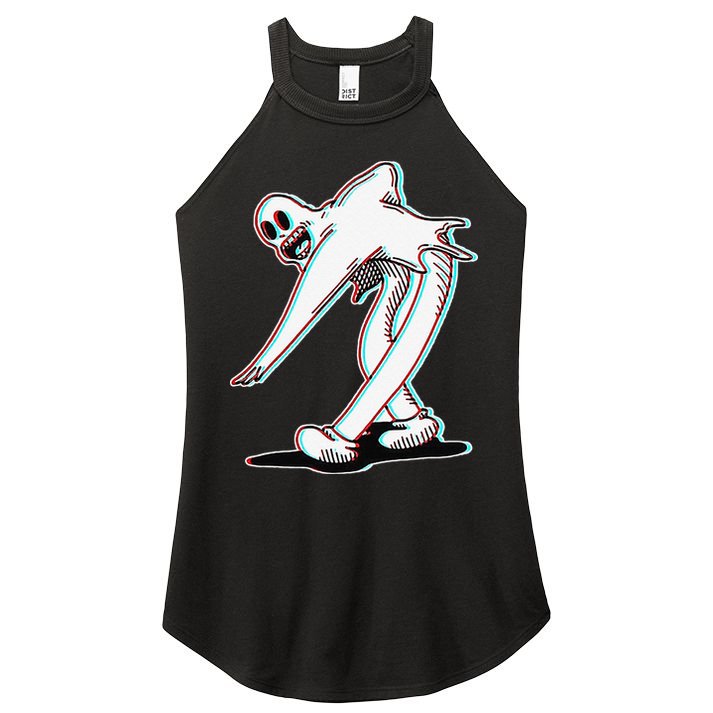 Koko The Clown Ghost Glitch Dancing Women's Perfect Tri Rocker Tank
