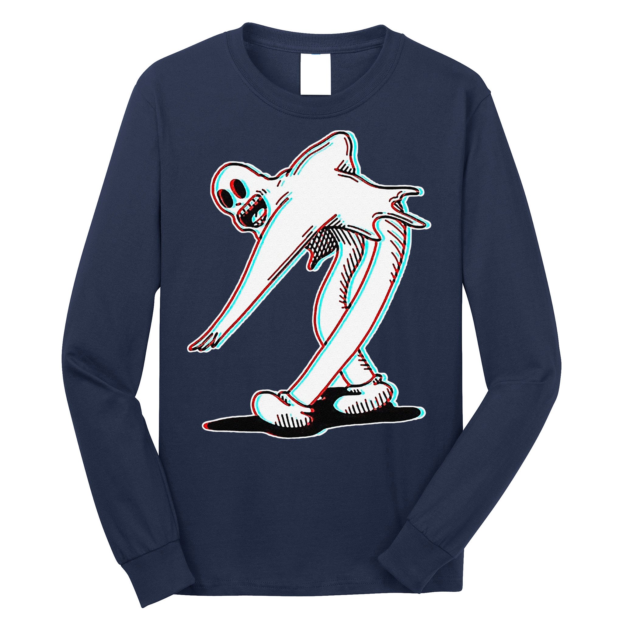 Koko The Clown Ghost Glitch Dancing Long Sleeve Shirt