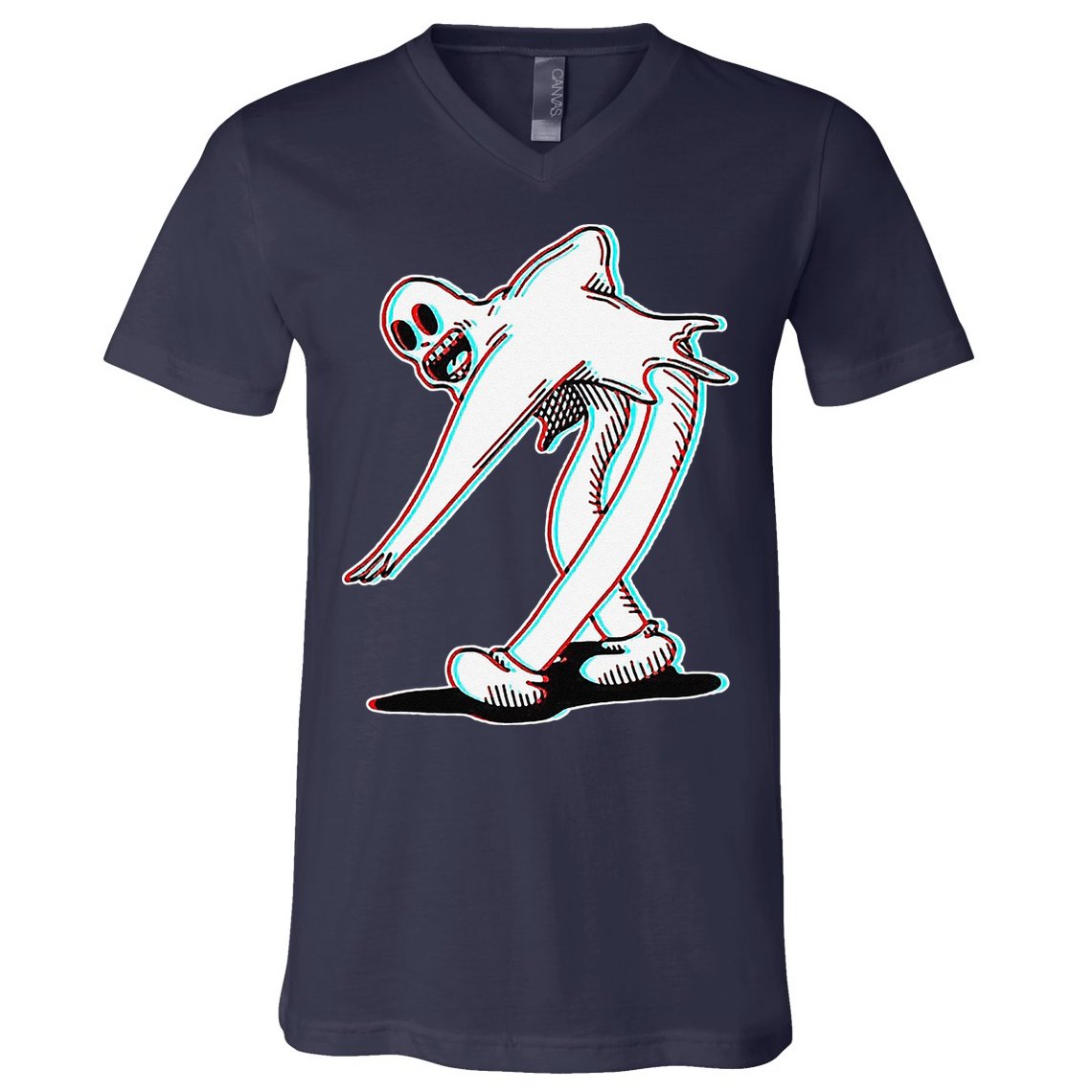 Koko The Clown Ghost Glitch Dancing V-Neck T-Shirt