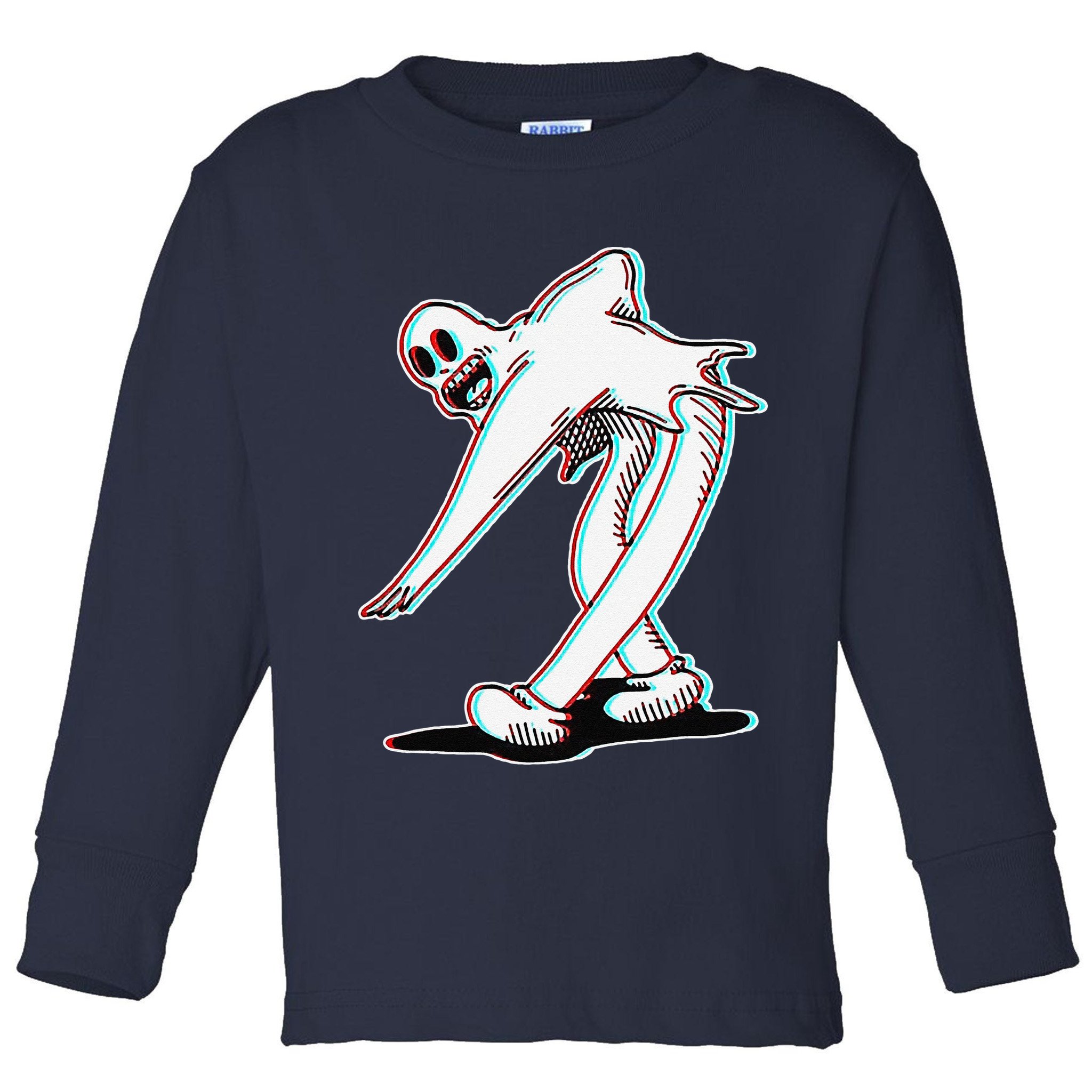 Koko The Clown Ghost Glitch Dancing Toddler Long Sleeve Shirt