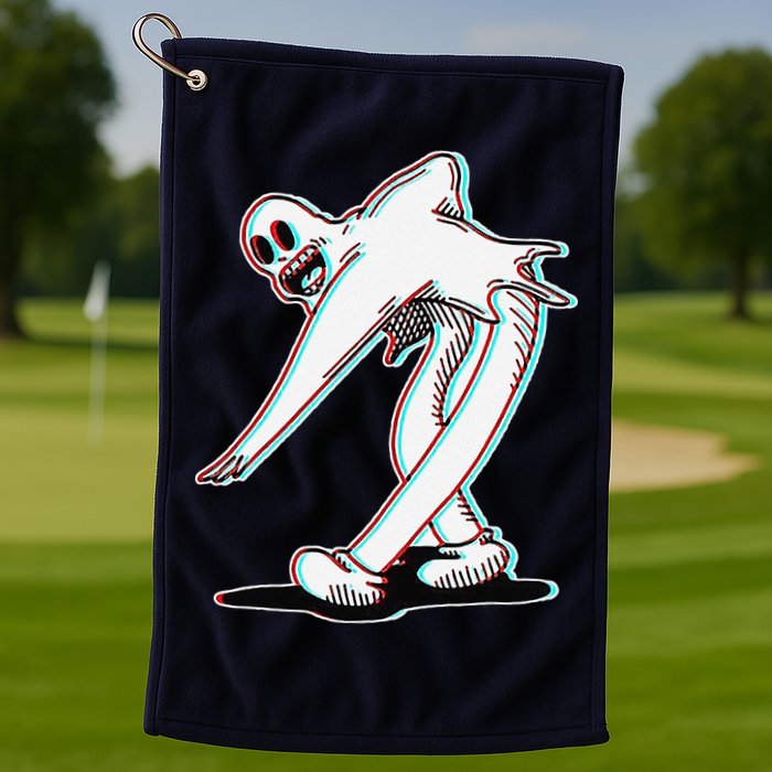 Koko The Clown Ghost Glitch Dancing Golf Towel