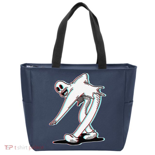 Koko The Clown Ghost Glitch Dancing Zip Tote Bag