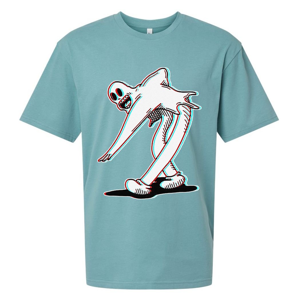 Koko The Clown Ghost Glitch Dancing Sueded Cloud Jersey T-Shirt