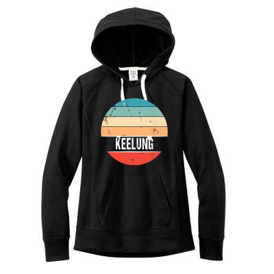 Keelung Taiwan City Trip Gift Women's Fleece Hoodie