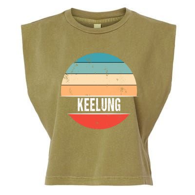 Keelung Taiwan City Trip Gift Garment-Dyed Women's Muscle Tee