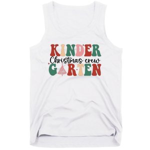 Kindergarten Teacher Crew Christmas Tank Top