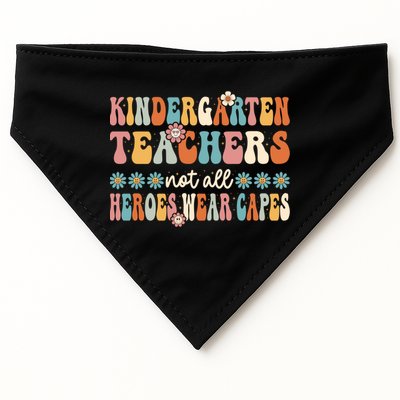 Kindergarten Teachers Capes Groovy Preschool Teacher Gift USA-Made Doggie Bandana