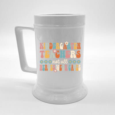 Kindergarten Teachers Capes Groovy Preschool Teacher Gift Beer Stein