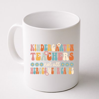 Kindergarten Teachers Capes Groovy Preschool Teacher Gift Coffee Mug