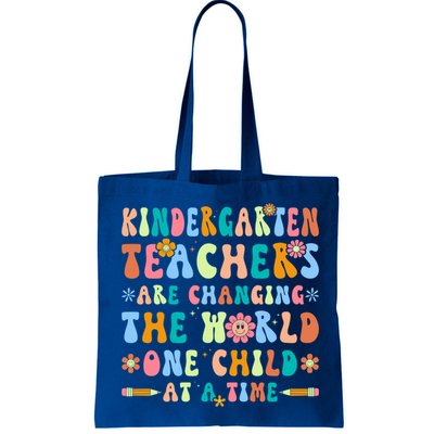 Kindergarten Teachers Changing The World Groovy Preschool Funny Gift Bag