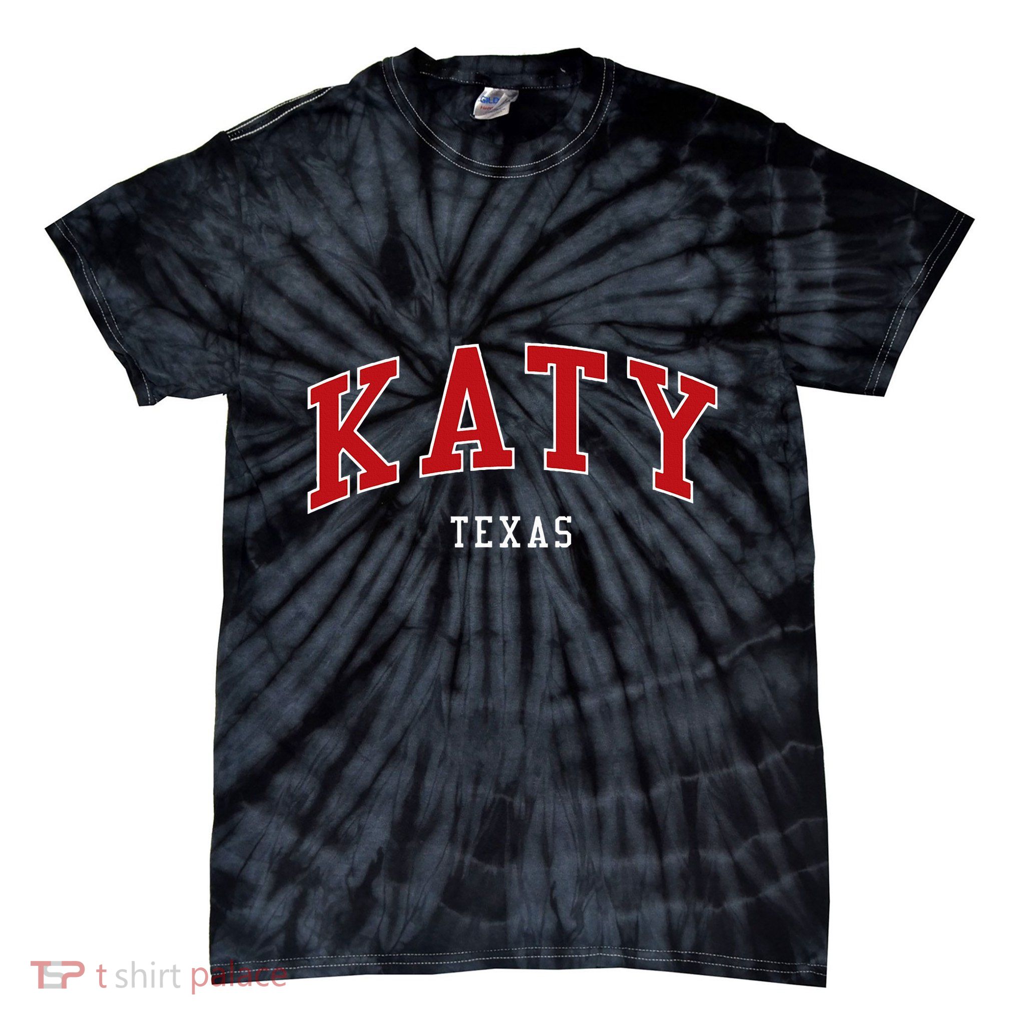 Katy Texas College Style Tie-Dye T-Shirt