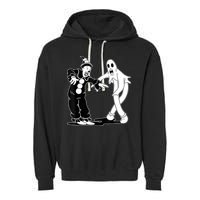 Koko The Clown And Ghost Dancing Garment-Dyed Fleece Hoodie