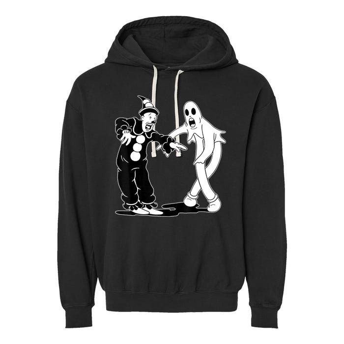 Koko The Clown And Ghost Dancing Garment-Dyed Fleece Hoodie