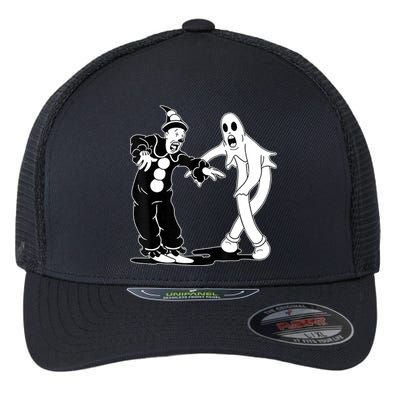 Koko The Clown And Ghost Dancing Flexfit Unipanel Trucker Cap