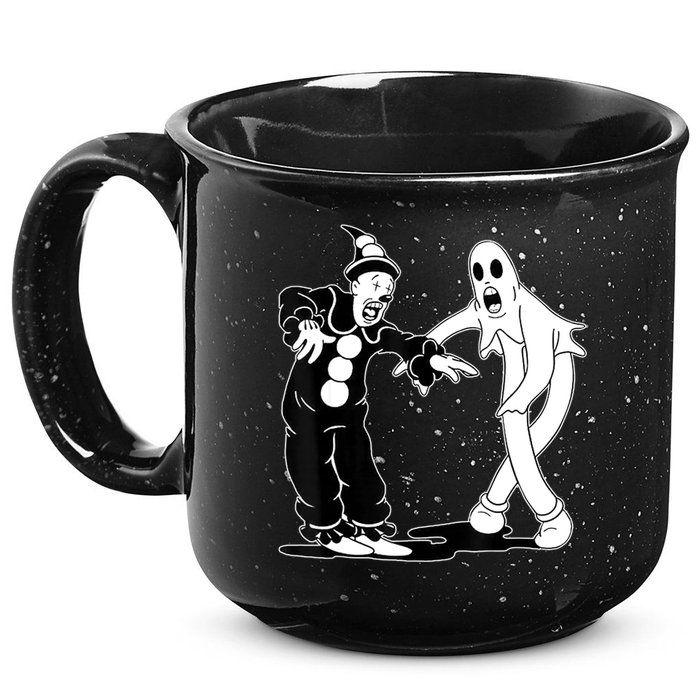 Koko The Clown And Ghost Dancing 15oz Campfire Ceramic Mug