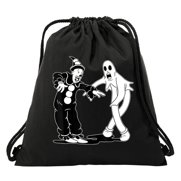 Koko The Clown And Ghost Dancing Drawstring Bag