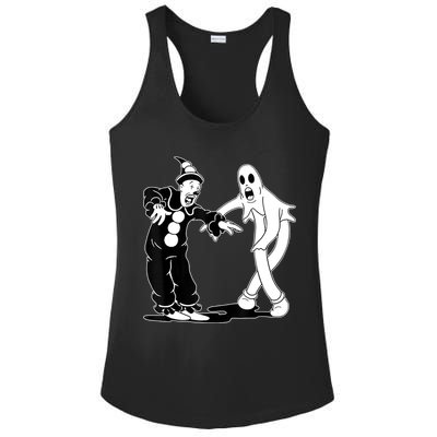 Koko The Clown And Ghost Dancing Ladies PosiCharge Competitor Racerback Tank