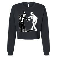 Koko The Clown And Ghost Dancing Cropped Pullover Crew
