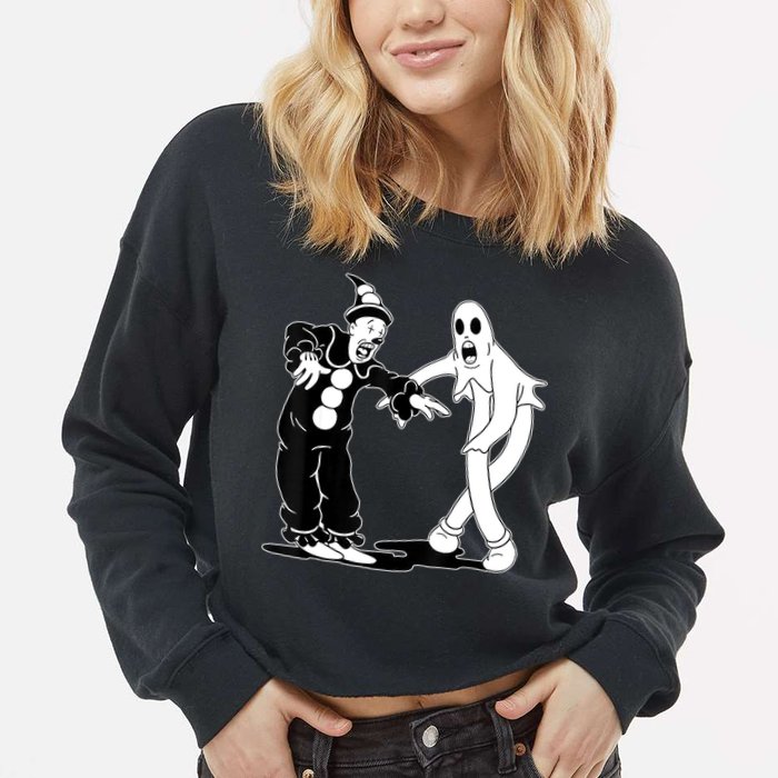 Koko The Clown And Ghost Dancing Cropped Pullover Crew