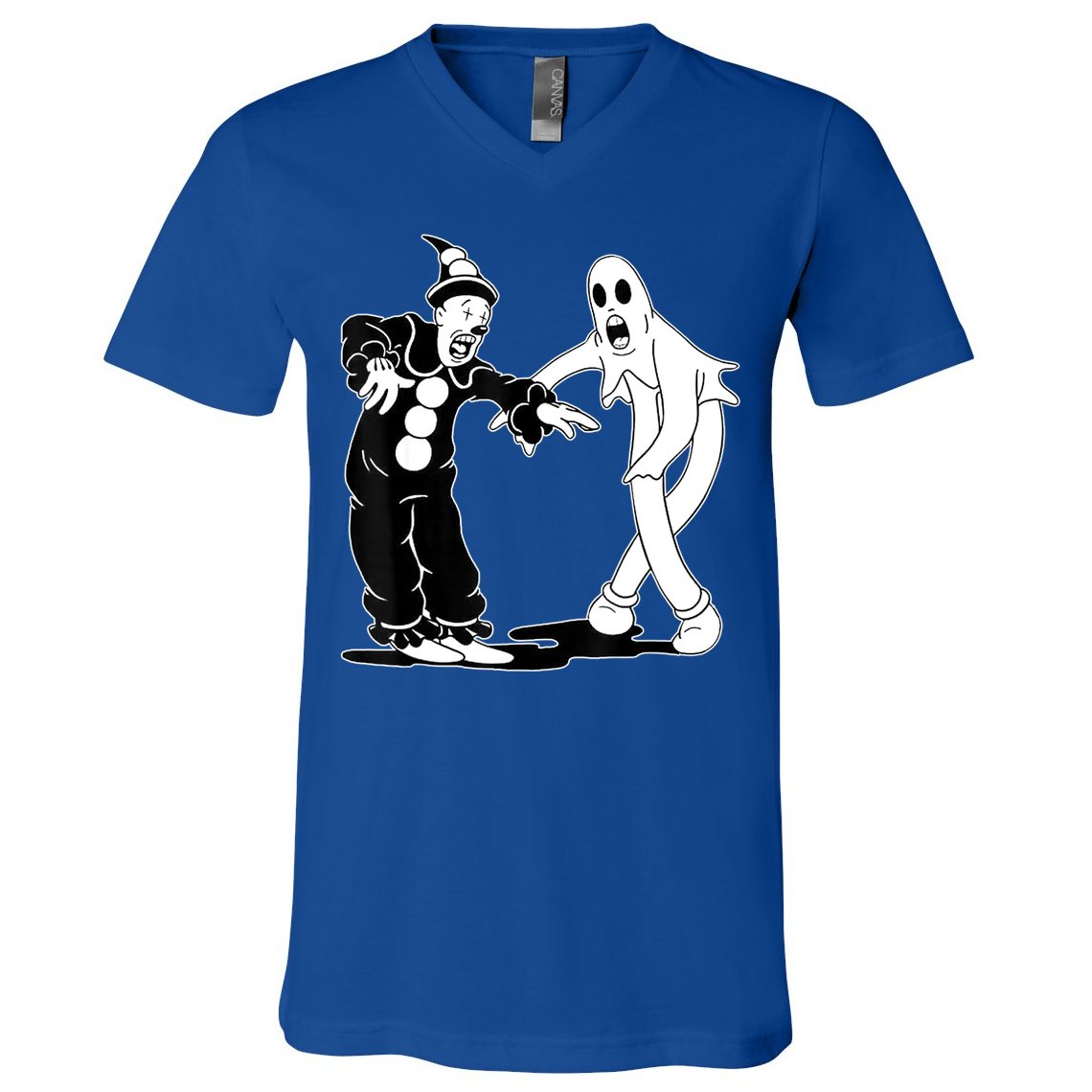 Koko The Clown And Ghost Dancing V-Neck T-Shirt
