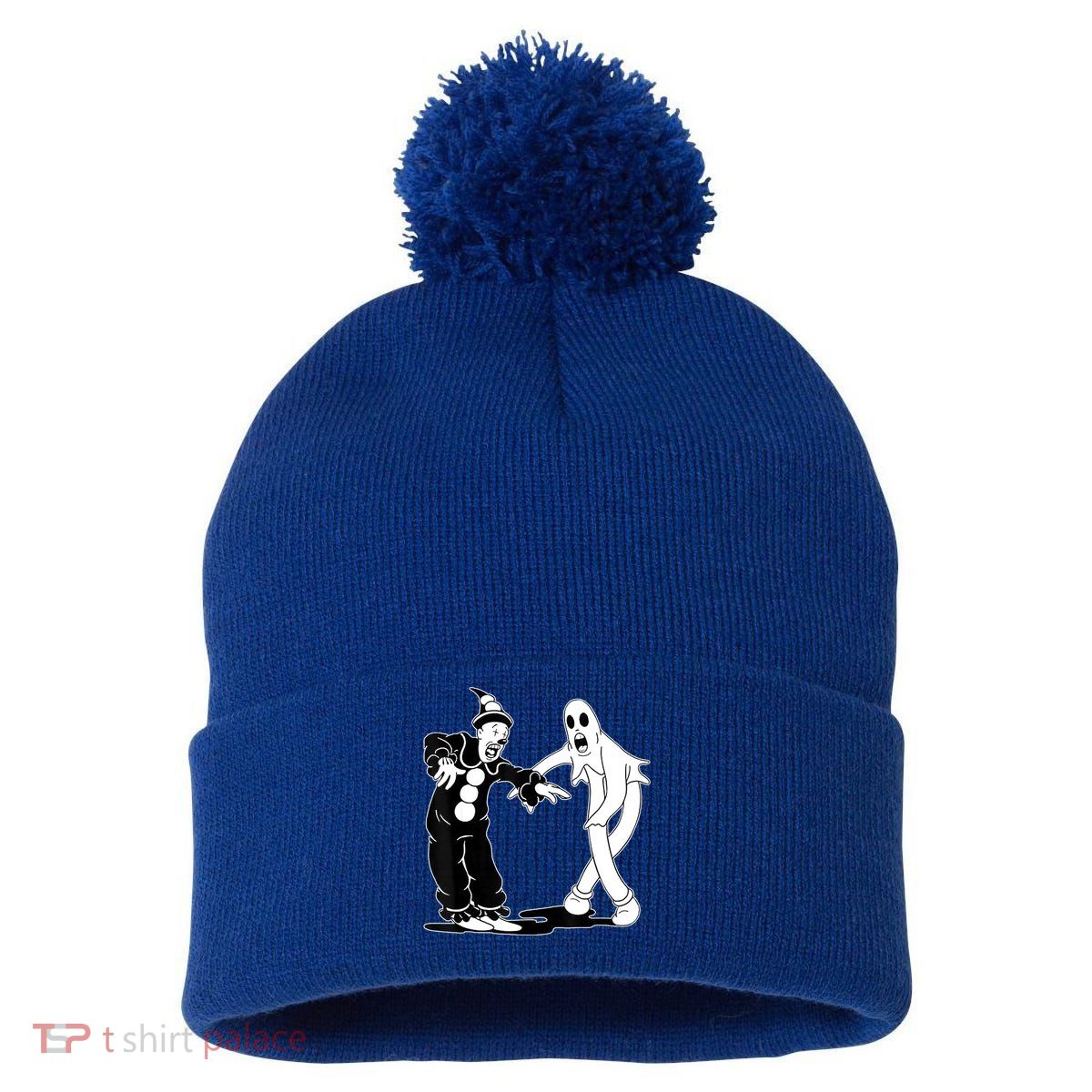Koko The Clown And Ghost Dancing Pom Pom 12in Knit Beanie