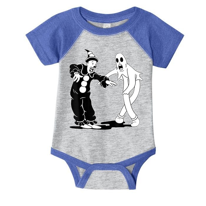 Koko The Clown And Ghost Dancing Infant Baby Jersey Bodysuit