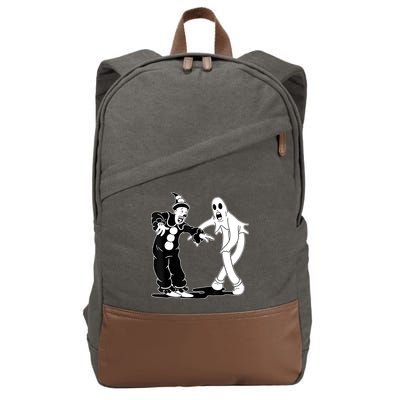 Koko The Clown And Ghost Dancing Cotton Canvas Backpack