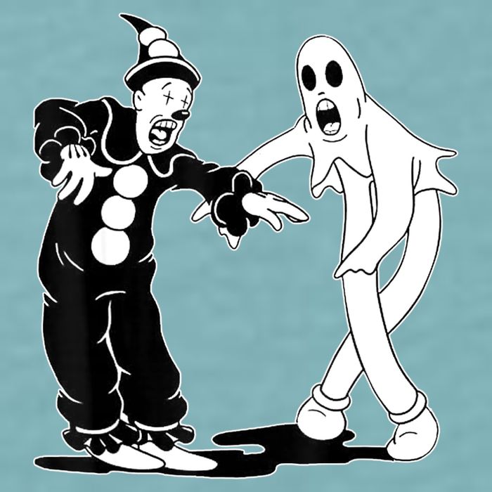 Koko The Clown And Ghost Dancing Sueded Cloud Jersey T-Shirt
