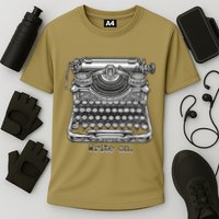 Keys To Creation Classic Typewriter Inspiration Performance Shirt