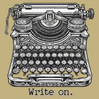 Keys To Creation Classic Typewriter Inspiration Performance Shirt