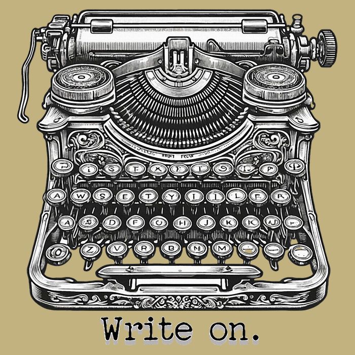 Keys To Creation Classic Typewriter Inspiration Performance Shirt