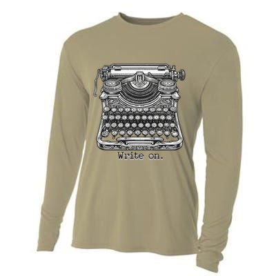 Keys To Creation Classic Typewriter Inspiration Cooling Performance Long Sleeve Crew