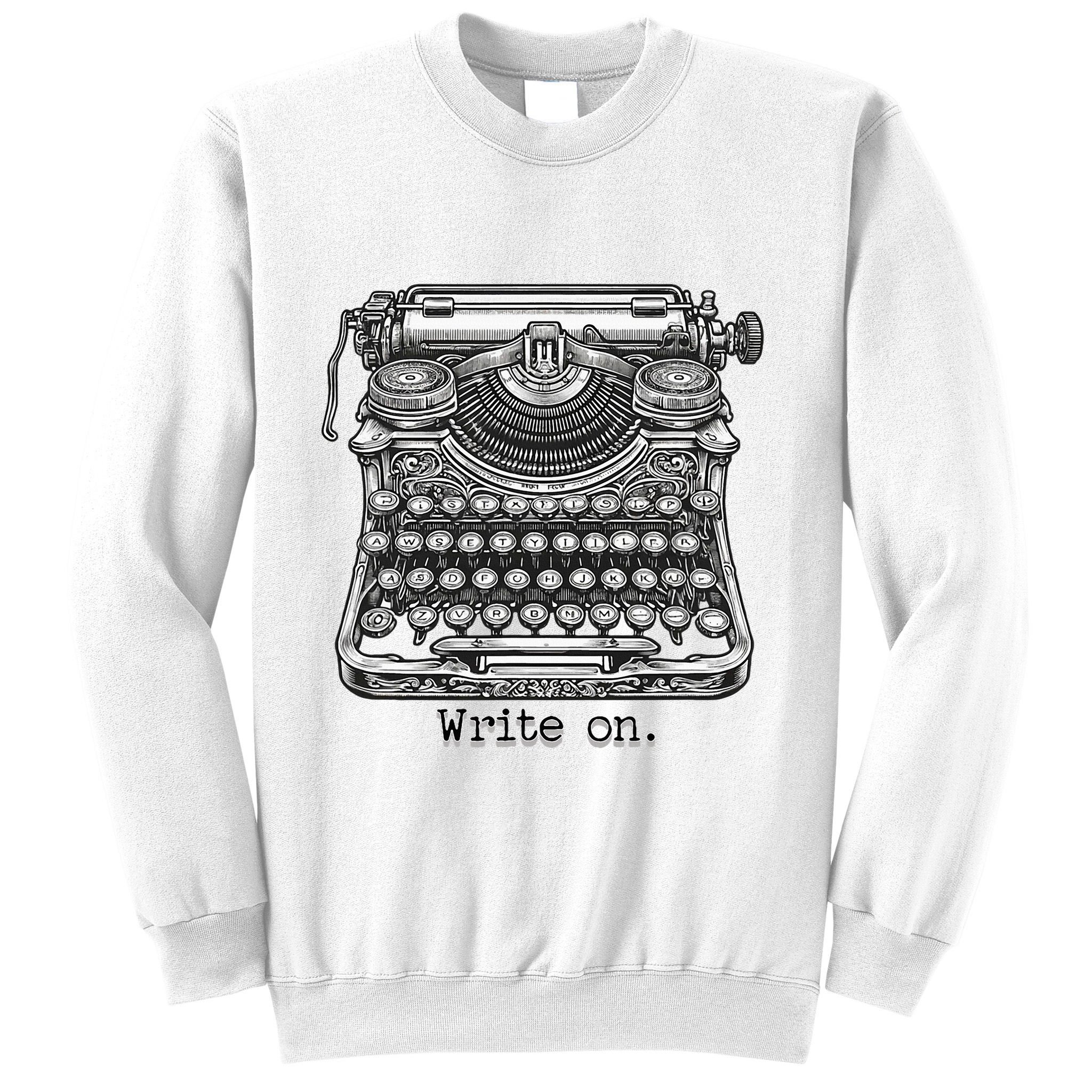 Keys To Creation Classic Typewriter Inspiration Sweatshirt