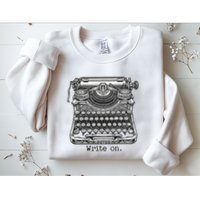 Keys To Creation Classic Typewriter Inspiration Sweatshirt
