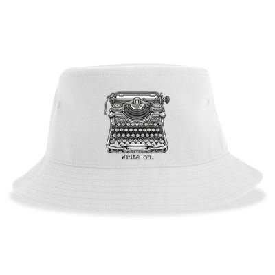 Keys To Creation Classic Typewriter Inspiration Sustainable Bucket Hat