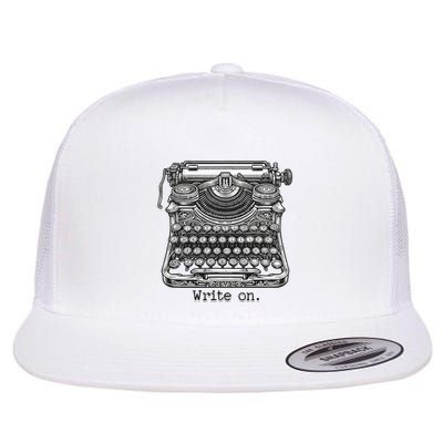 Keys To Creation Classic Typewriter Inspiration Flatbill Hat