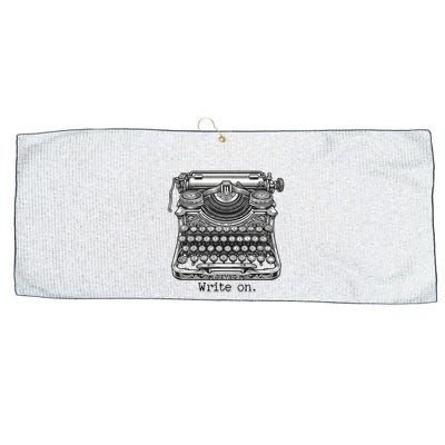 Keys To Creation Classic Typewriter Inspiration Large Microfiber Waffle Golf Towel
