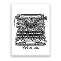 Keys To Creation Classic Typewriter Inspiration Poster